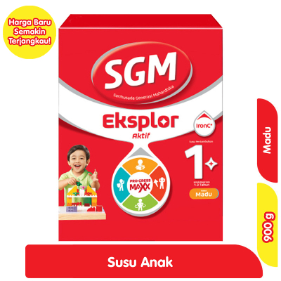 

SGM Eksplor 1+ IronC Susu Bubuk Pertumbuhan Anak Madu 900 g