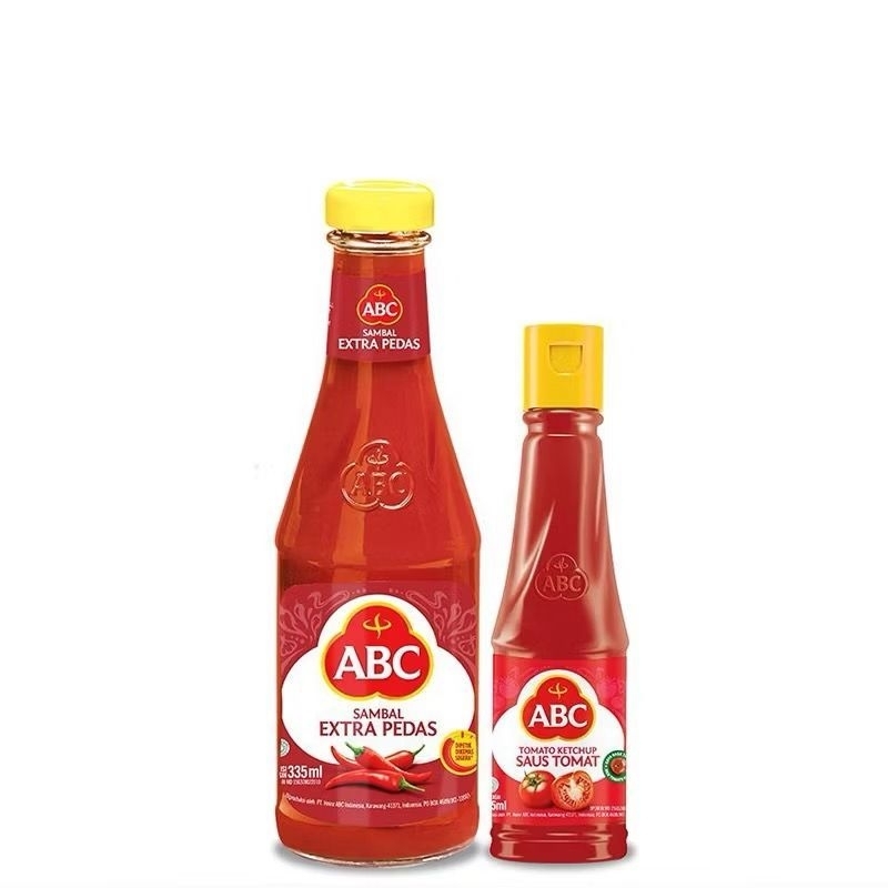 

ABC Sambal Extra Pedas 335 mL & ABC Saus Tomat 135 mL