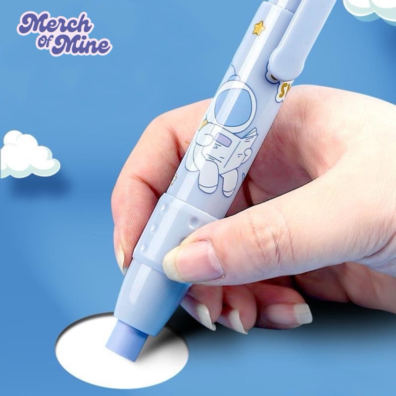 

Merch Of Mine - Penghapus Mekanik Lucu Eraser Pensil Motif Karakter Kartun Free 2 Pcs Refill
