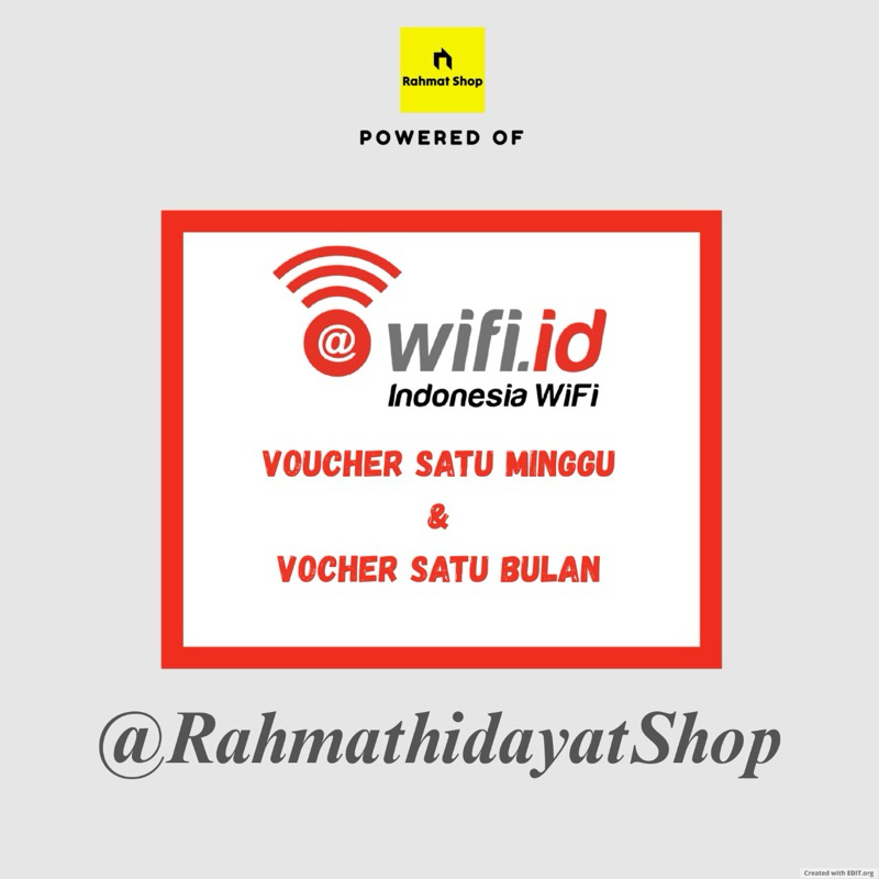 Voucher WIFI.ID @Violet 1 Bulan & 1 Minggu