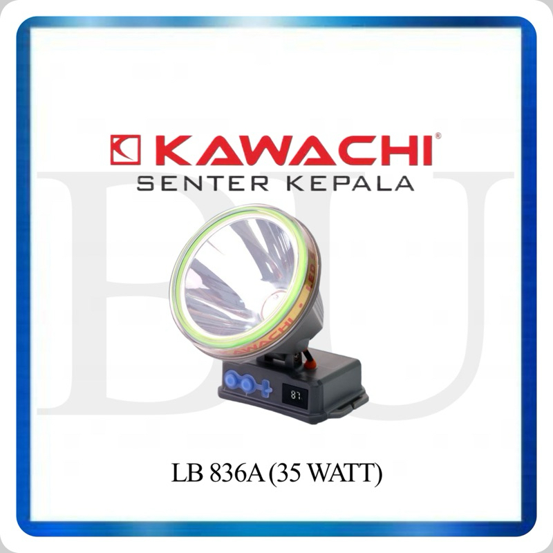 SENTER KEPALA HIGH POWER 35WATT 6000mAH  KAWACHI LB 836
