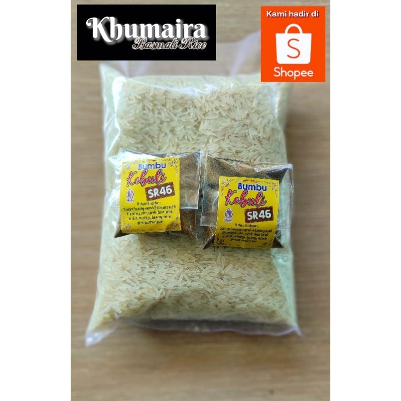 

Beras Basmati Khumaira 1kg paket bumbu kebuli