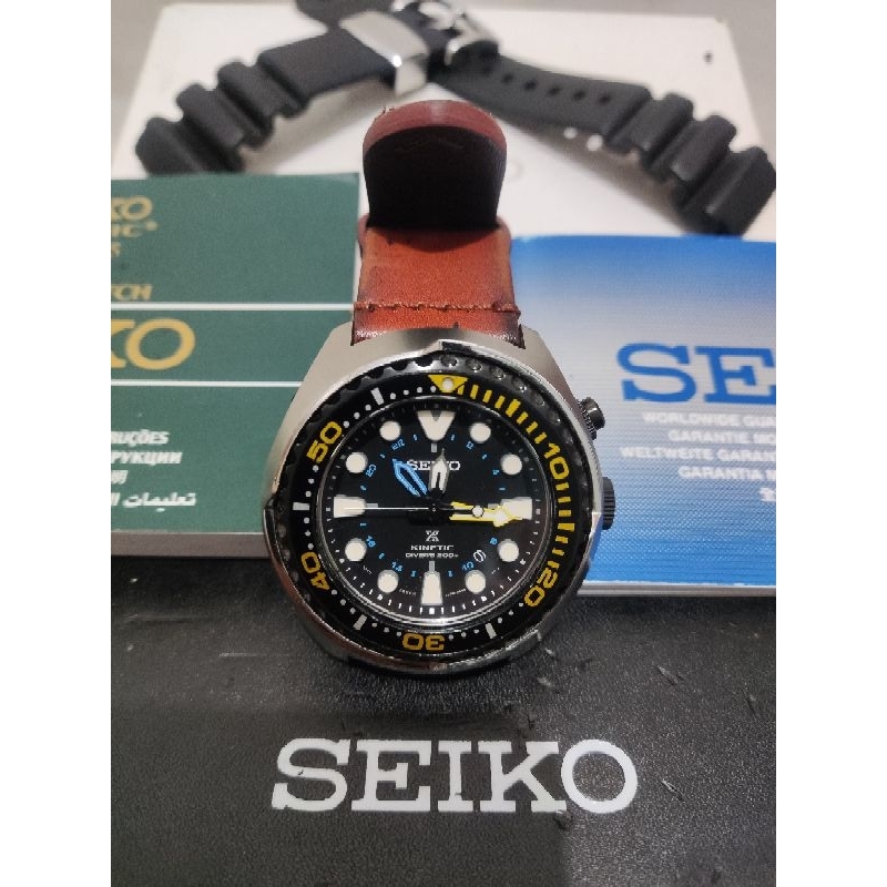 Jam Tangan Pria Seiko Prospex Sun021p1 Kinetic ( BEKAS / SECOND )