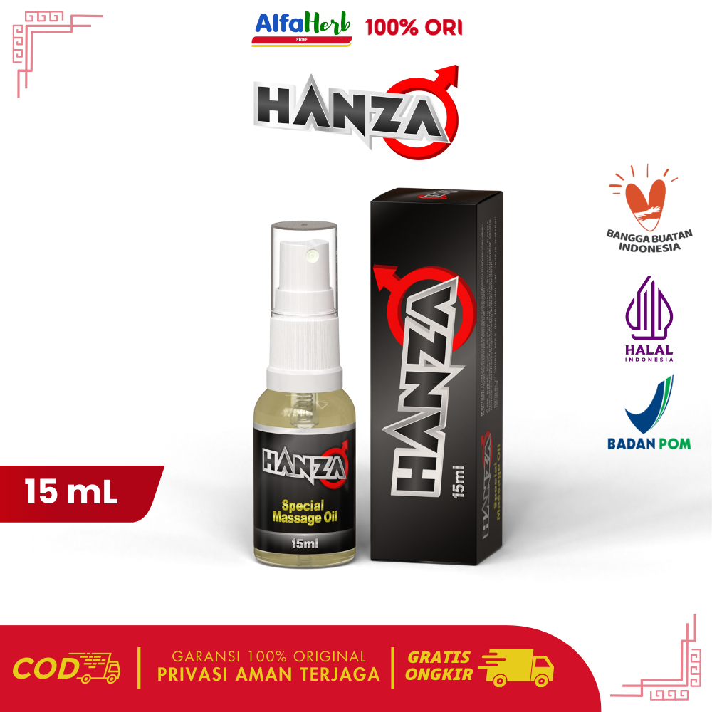 Hanza Spray - Pembesar Mr P Permanen Original 100% Paling Ampuh dan Cepat Sudah BPOM