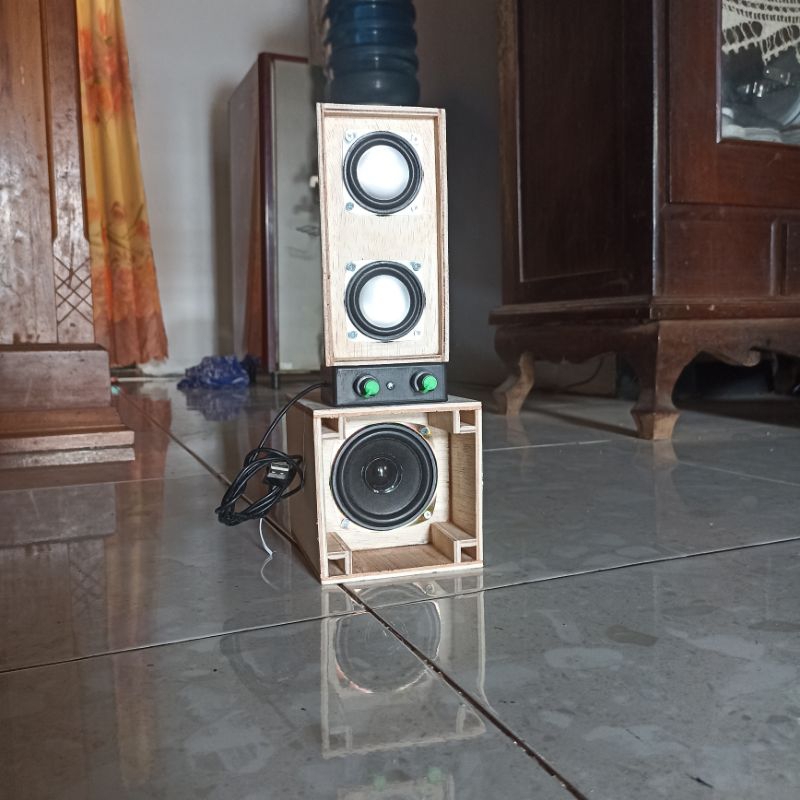 miniatur sound system siap bunyi 3 inch . miniatur sound. sound system