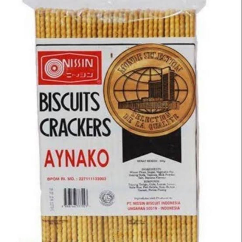 

NISSIN AYNAKO BISCUITS BISKUIT CRACKERS NETTO 500 GR Murah