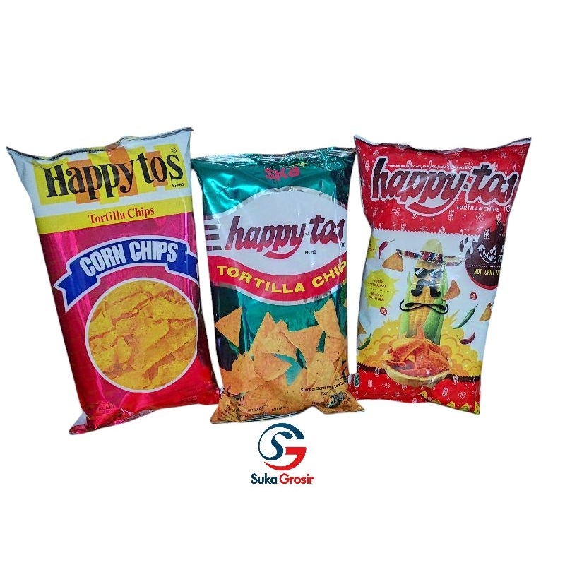 

HAPPY TOS MERAH - HAPPY TOS TORTILLA CHIPS 140GR