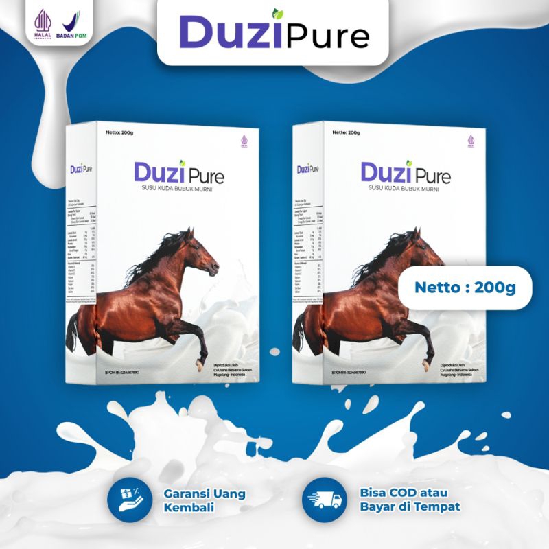 

2BOX Duzipure Spesialis Susu Kuda No 1 diIndonesia 100% Original