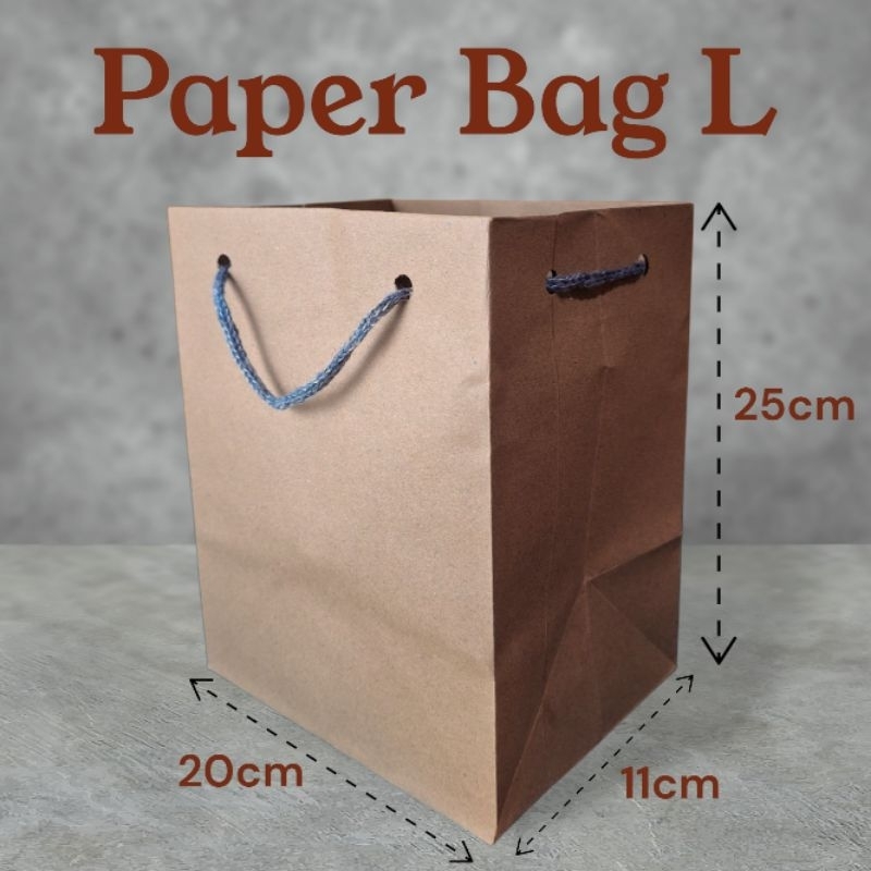 

Paper Bag size L
