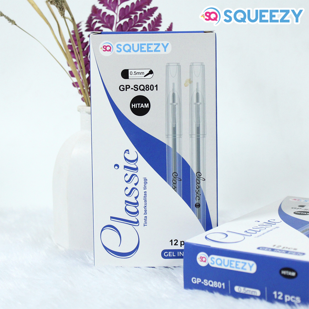 

1 LSN / 12 Pcs Gel Pen iPen Squeezy GP-SQ801 Classic
