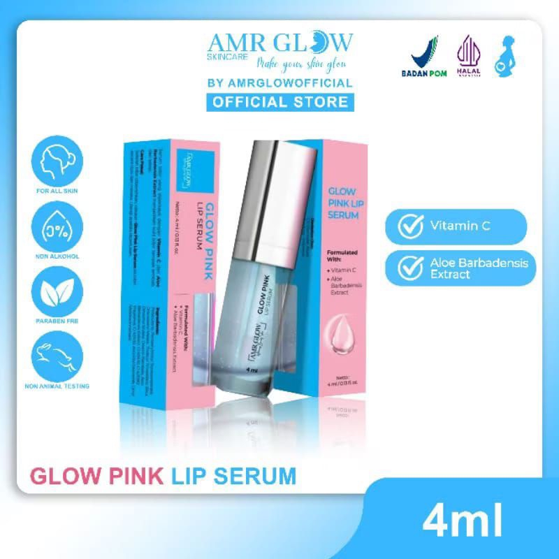 Amr Glow Lip Serum / Glow Pink Lip Serum By Amr Glow Skincare / Lipglos / Lipstik