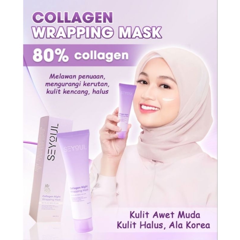 READY STOK READY SEYOUL Collagen Night Wrapping mask 50ml