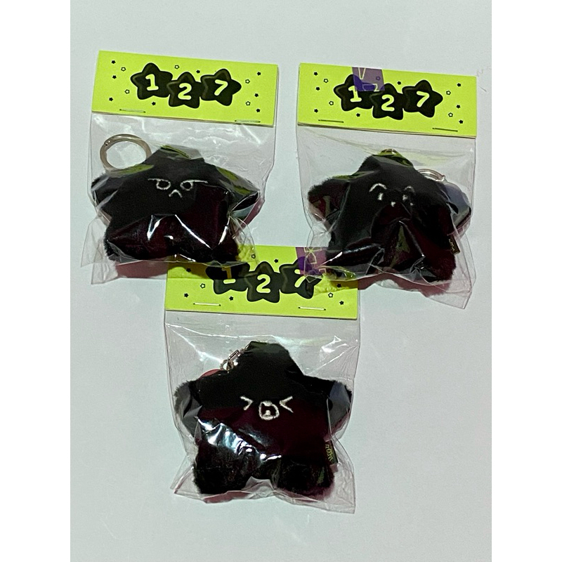 [READY STOCK] MD BLACK STARFISH DOLL KEYRING MOMENTUM CONCERT NCT 127 DOYOUNG MARK HAECHAN SEALED OF