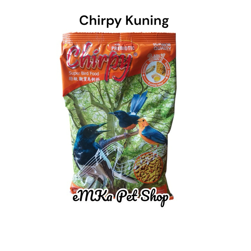 Chirpy Kuning Pakan Burung 400gr