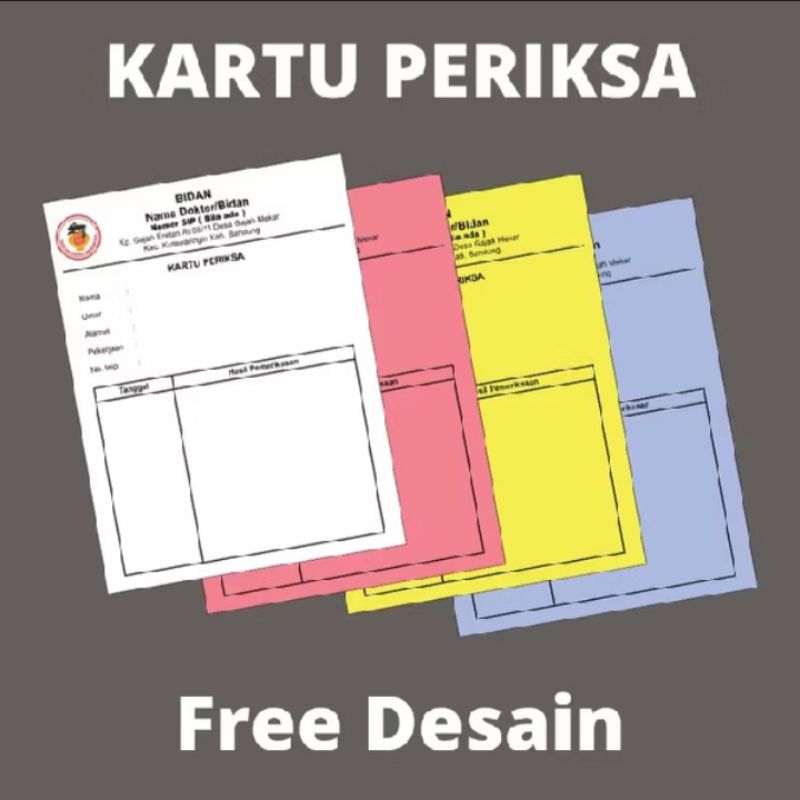 

KARTU PERIKSA PASIEN costom