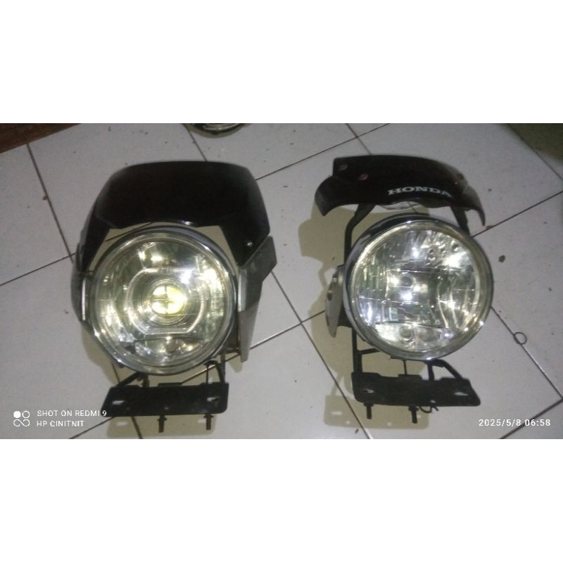 lampu set tiger revo awal  dan barong original copotan