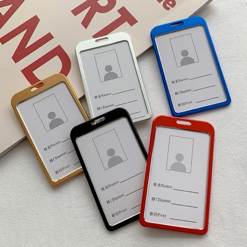 

Card Holder Aluminium / ID Card Alumunium / Name Tag / Tempat Kartu Id Card Metal / Card Case