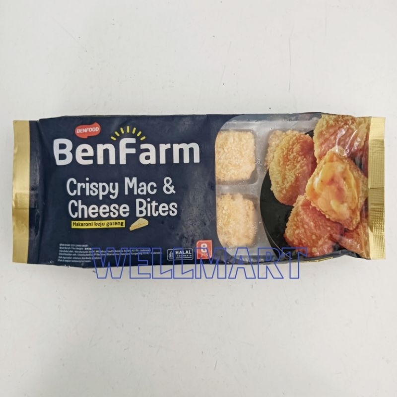 

BenFarm Mac And Cheese Isi 8 Pcs 180gr Makaroni Keju Goreng