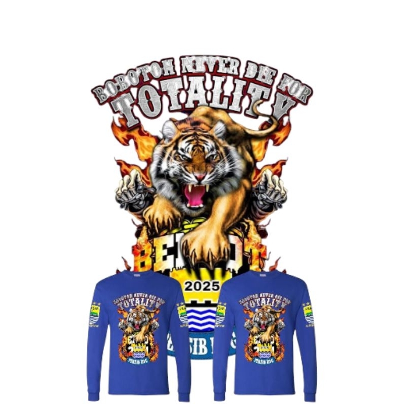 {COD PERSIB }KAOS BAJU LENGAN PANJANG PERSIB/KAOS DISTRO PRIA BOBOTOH PERSIB/PERSIB