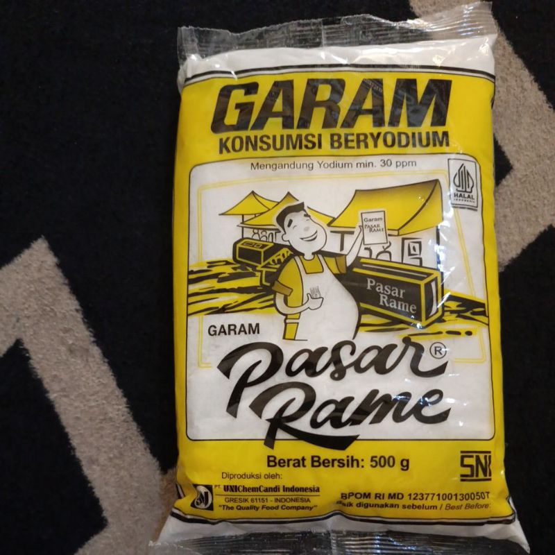 

Garam Dapur Pasar Rame Beryodium 500gr