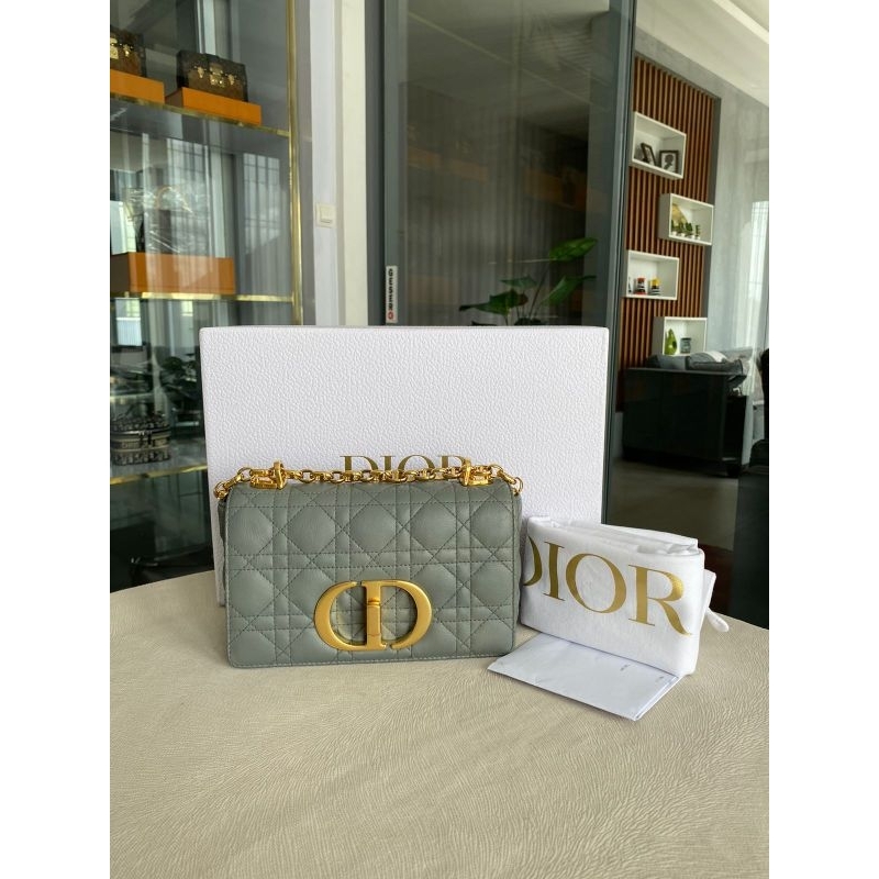 Dior Caro Small Grey ghw 2021
