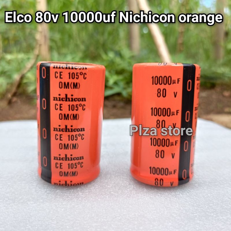 Elco 10000uf 80v nichicon orange Capasitor elko 80v 10000uf nichicon oren