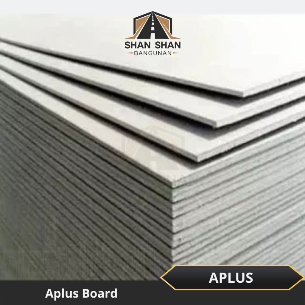 Aplus Board - Papan Silika Ukuran 122 x 244 x 3.5mm / Silica Board / Silicate Board 3,5 mm / GRC Boa