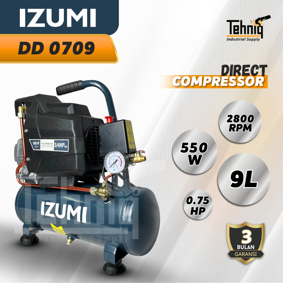 Nlg Izumi DD 0709 Kompresor Angin Listrik Direct Compressor