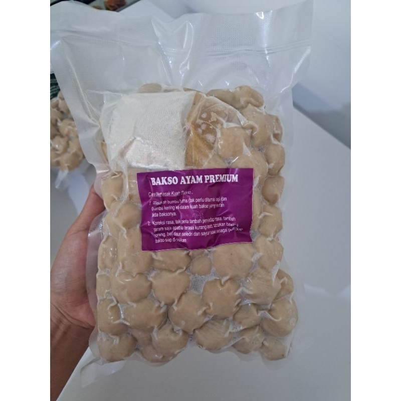 

PALEMBANG bakso ayam tanpa tulang 1kg + bumbu lengkap vacum frozen
