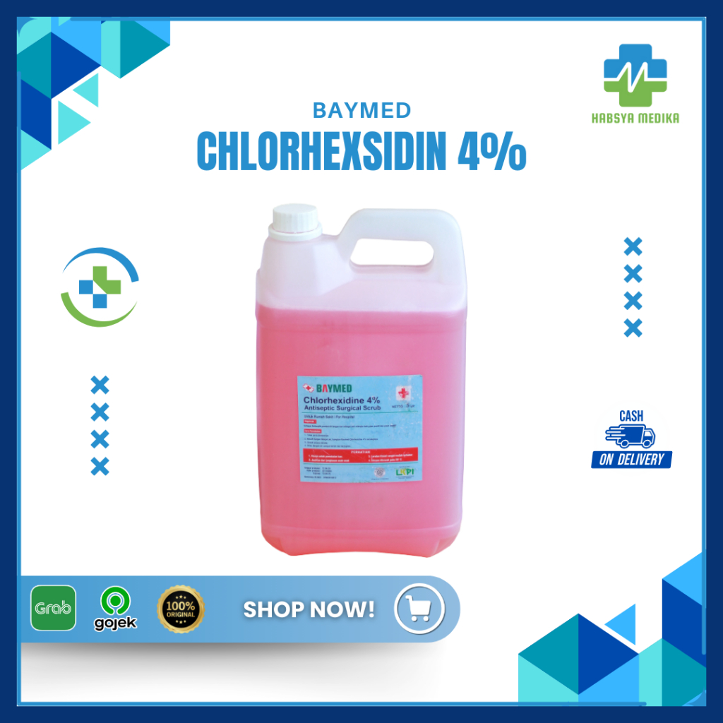 Chlorhexidine 4% Baymed – Antiseptik Cair untuk Disinfeksi dan Pembersihan Luka
