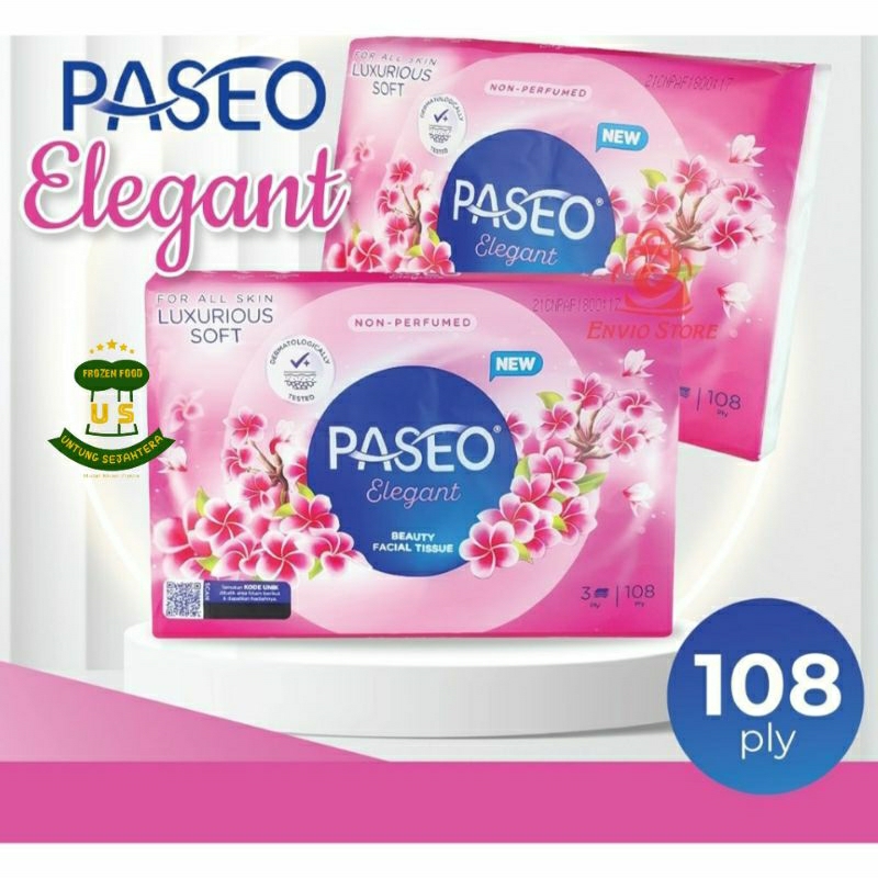 Paseo Smart Tissue travel Pack 50sheet Tissue Paseo Travel Pack / 1pack isi 50 lembar tissue / tissu