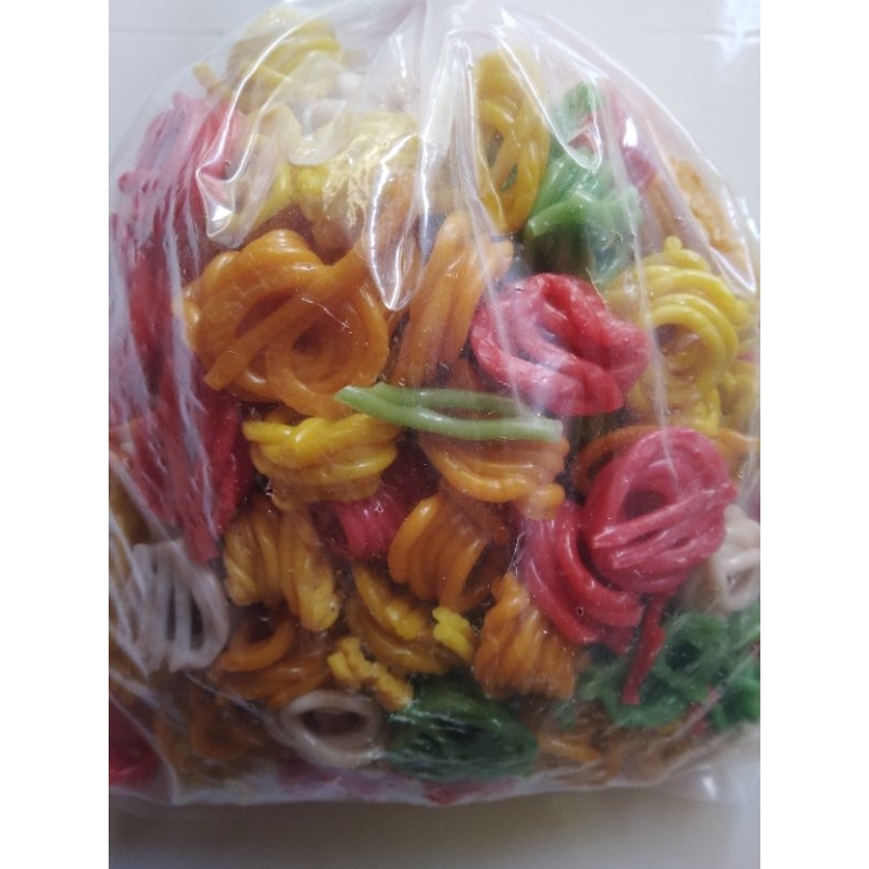 

Kerupuk Seblak Keong Warna-warni Kemasan 250 Gram