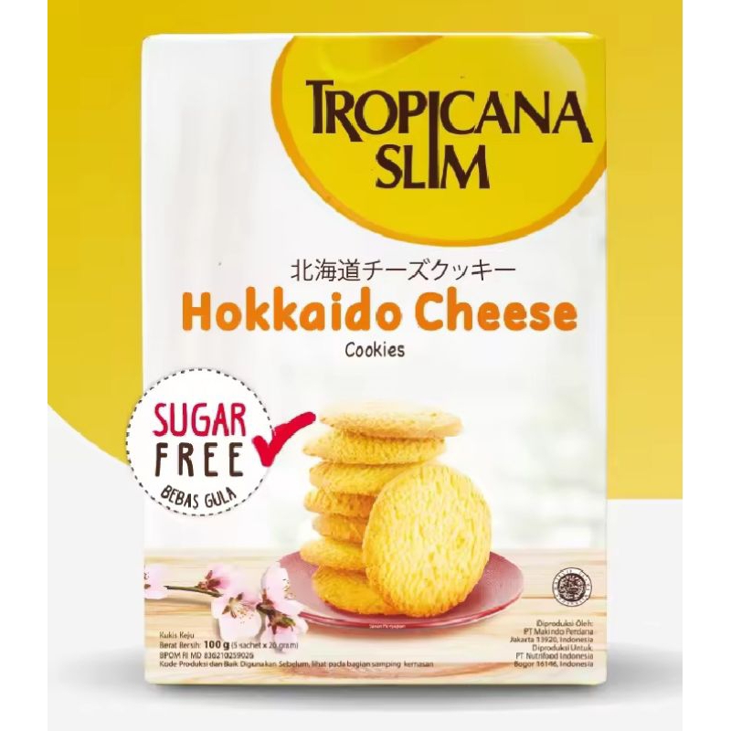 

PO3D - Tropicana Slim Cookies Hokkaido Cheese 100 gram