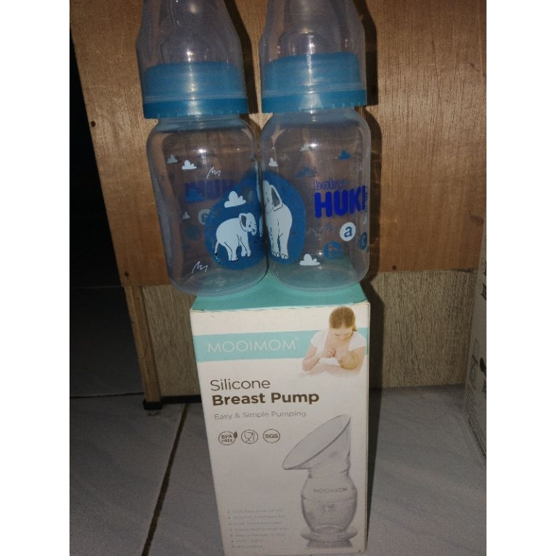 preloved silicon breast pump mooimom
