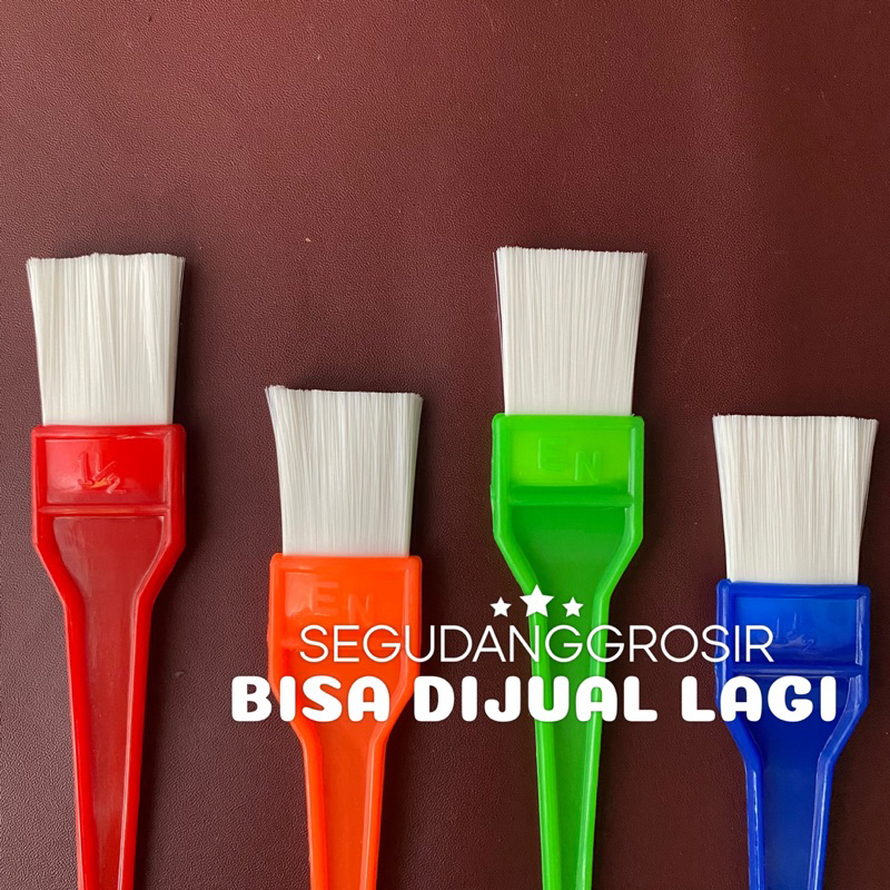 6 PCS DAN 1 LUSIN KUAS KUE / KUAS KUE PLASTIK / KUAS MENTEGA / KUAS PANGGANGAN / KUAS KUE BESAR MURA