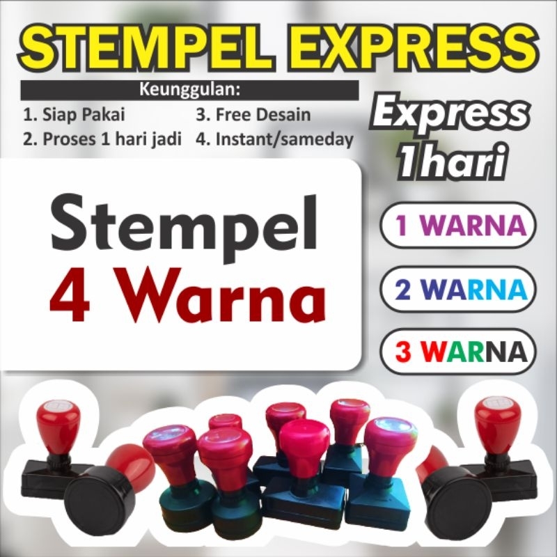 

STEMPEL 4 WARNA CUSTOM STEMPEL FLASH