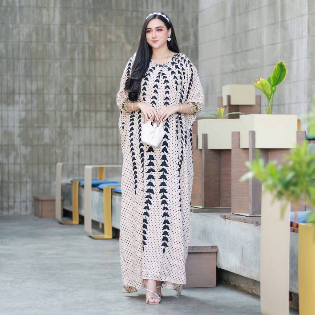 Kaftan Batik Kaftan Rayon Premium Kaftan Remaja Kaftan Jumbo LD 180 Kaftan Kondangan Mewah Terbaru K