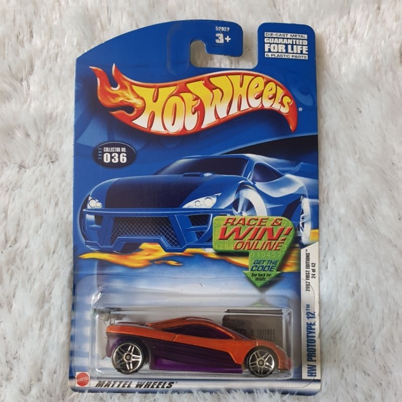 Hot Wheels HW Prototype 12 dari seri First Editions tahun 2002