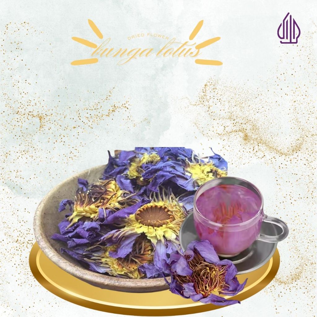 

BUNGA LOTUS KERING TEH BUNGA TERATAI BLUE LOTUS FLOWER