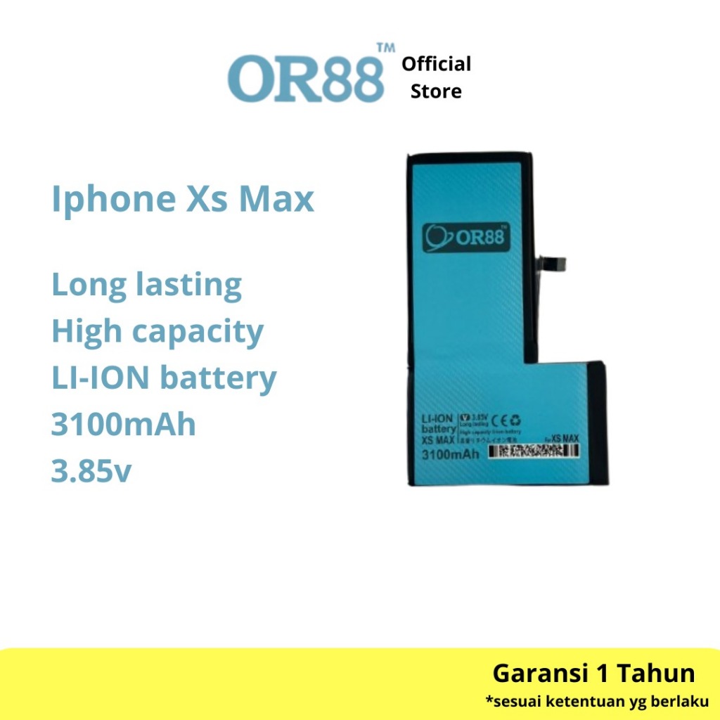 OR88 baterai batre battery double power iPhone Xs max