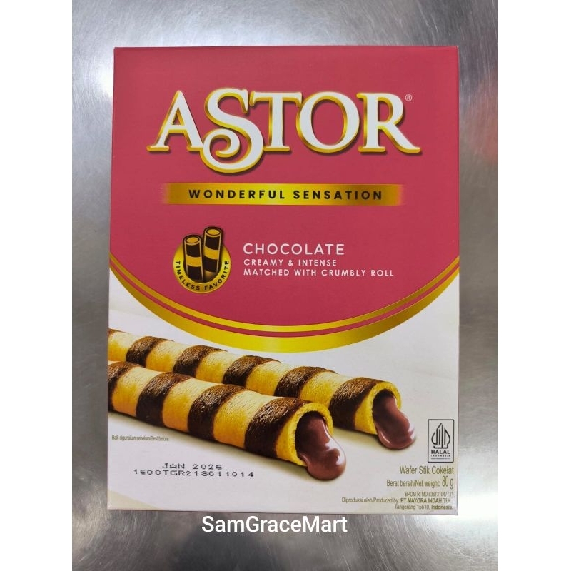 

ASTOR Wafer Stik Coklat Wonderful Sensation Box 80gr