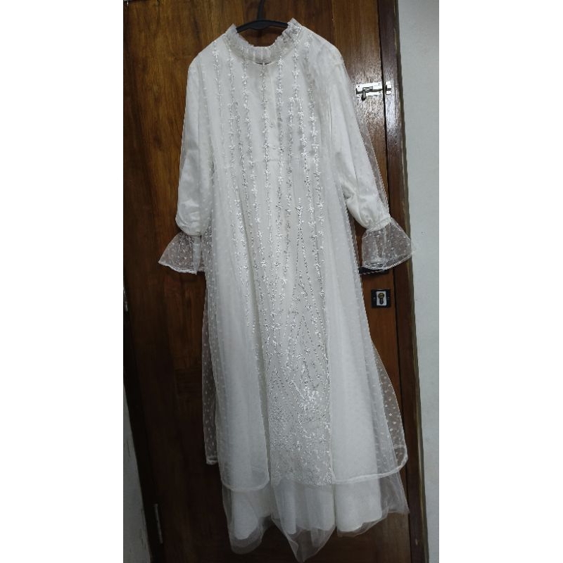 gaun pesta/lamaran muslim/gaun prewedding