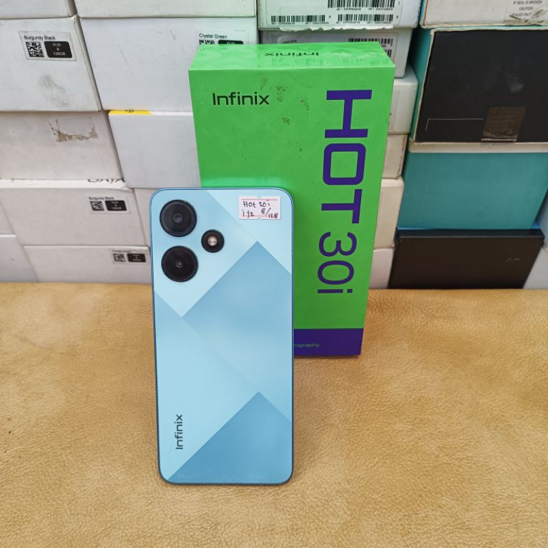 Infinix HOT 30i RAM 8/128GB Fullset - HP Second Murah Berkualitas dan Bergaransi