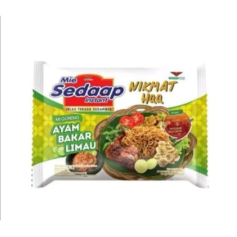 

Mie Instan Sedaap Goreng Rasa Ayam Bakar Limau