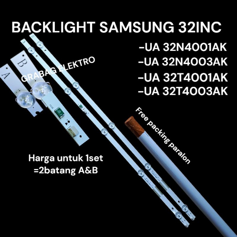BACKLIGHT TV SAMSUNG 32INC UA32N4001AK UA32N4003AK