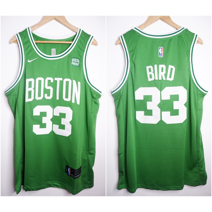 SALE JERSEY BASKET NBA BOSTON #33 LARRY BIRD HIJAU 21/22