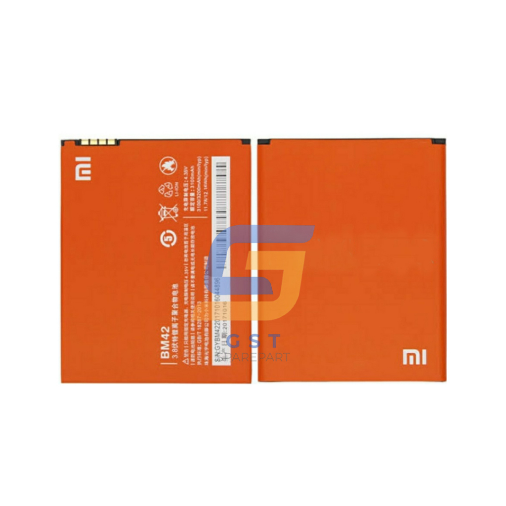 BATERAI / BATTERY / BATRE FOR XIAOMI REDMI NOTE 1 / BM42 / BM-42 ORI