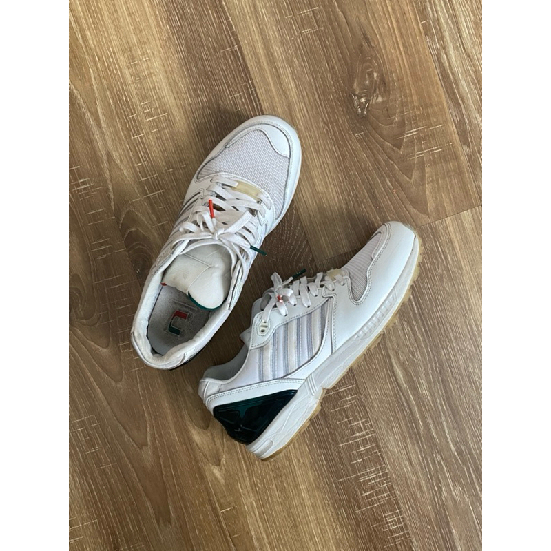 [preloved] adidas ZX 5000 the university of miami ‘the U’ - rare sneakers - sepatu pria putih - orig