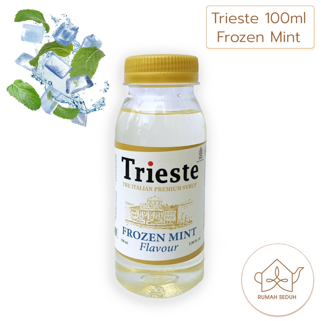 

100ml Trieste Frozen Mint Syrup - Sirup Rasa Mint Dingin cocok untuk minuman segar, kopi, milk tea, dan susu