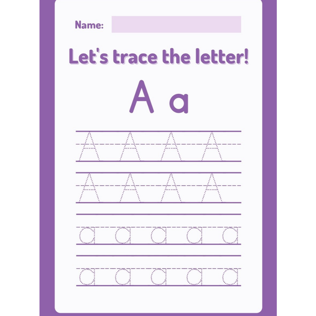 

TERMURAH WORKSHEET KERTAS A4 80GSM 26 LEMBAR HURUF A-Z LATIHAN MENEBALKAN-HURUF MENULIS HURUF-MAINAN EDUKATIF-TODDLER USIA 1-6 TAHUN PRESCHOOL
